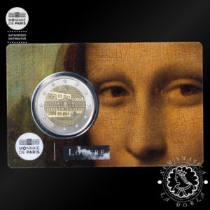 2025 - Cartera Oficial 2 Euro - Coincard BU - FRANCIA (Louvre - Gioconda)