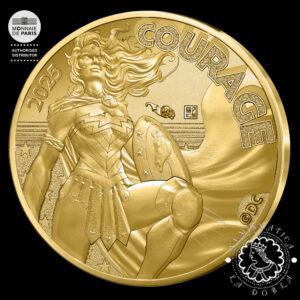 2025 - 250 EURO Oro BU - DC Comics - Coraje - FRANCIA