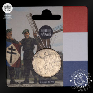 2025 - 1/4 EURO SC - V-E Day - French Soldier - FRANCIA