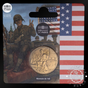 2025 - 1/4 EURO SC - V-E Day - American Soldier - FRANCIA