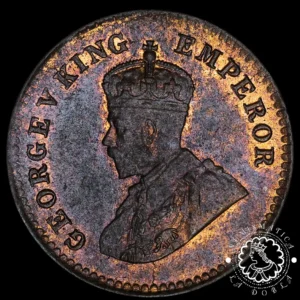 1921 - 1/12 ANNA - Jorge V - REINO UNIDO - Bombay - SC