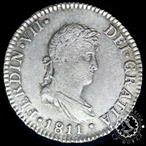 1811 - 2 REALES - Fernando VII - Cádiz CI - MBC+