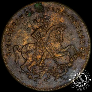 S. XVIII - TOKEN - Patrón San Jorge - HUNGRÍA - MBC+