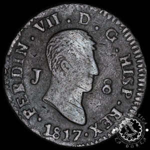 1817 - 8 MARAVEDÍS - Fernando VII - Jubia - MBC+