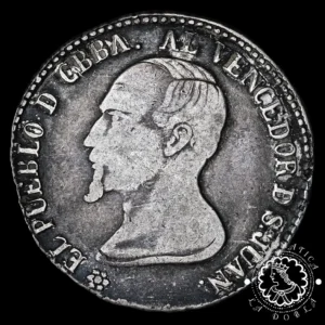 1861 - 4 SOLES - BOLIVIA - José Maria de Achá - MBC-