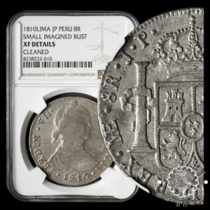 1810 - 8 REALES - Fernando VII - Lima JP - NGC XF Details