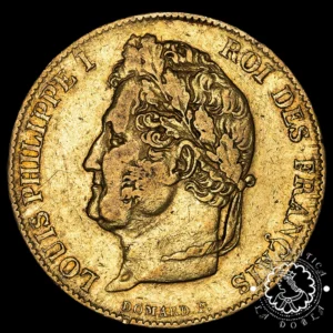 1840 - 20 FRANCOS - Luis Felipe - FRANCIA - París A - MBC