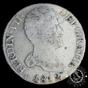 1812 - 2 REALES - Fernando VII - Madrid IJ - MBC