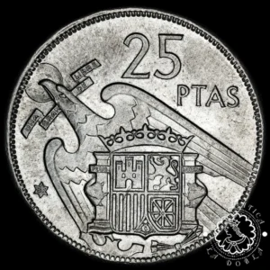 1957 *67 - 25 PESETAS - Franco - Madrid - SC