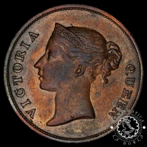 1845 - CÉNTIMO - MALASIA - Calcuta - EBC