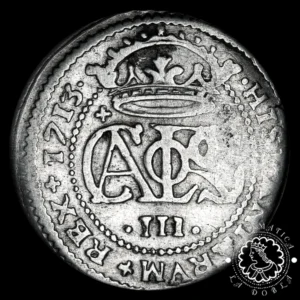 1713 - 2 REALES - Carlos III Pretendiente - Barcelona - MBC-