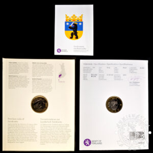 2011 - Cartera 5 EUROS PROOF - Provincia de SATAKUNNAN (Satakunta) - FINLANDIA