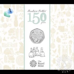 2016 - Cartera Oficial 50 Pence - Coincard BU - REINO UNIDO (Beatrix Potter)