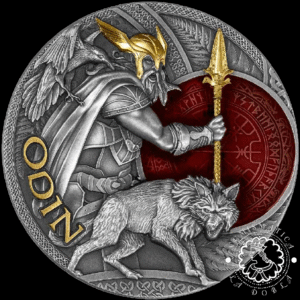 2023 - Estuche 5 DOLLARS PROOF AR - Odín - NIUE