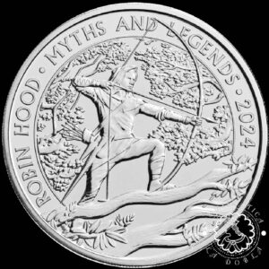 2024 - Cartera Oficial 5 Pounds - Coincard BU - REINO UNIDO (Robin Hood)