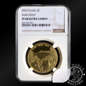 2024 - 1 Oz Oro PROOF - The Island of Susak - NGC PF68 UC