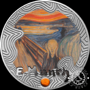2024 - 500 CFA Plata PROOF - Munch - The Scream - CAMERÚN