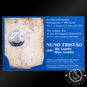 1987 - Cartera 100 ESCUDOS Plata BU - Nuno Tristao - PORTUGAL