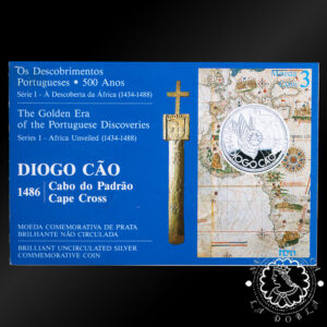 1987 - Cartera 100 ESCUDOS Plata BU - Diogo Cao - PORTUGAL