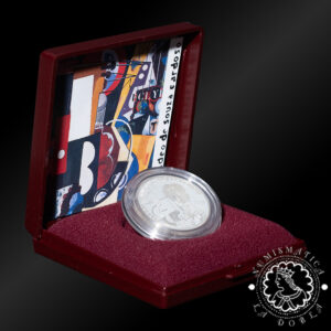 1987 - Estuche 100 ESCUDOS Plata PROOF - Amadeo de Souza Cardoso - PORTUGAL