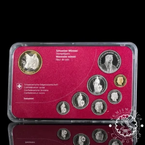 2021 - Cartera Oficial Francos - Mint Set BU - SUIZA (Vulpess)