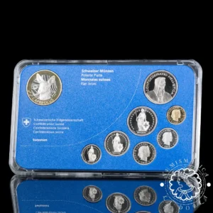 2019 - Cartera Oficial Francos - Mint Set PROOF - SUIZA (Capreolus)