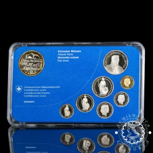 2015 - Cartera Oficial Francos - Mint Set PROOF - SUIZA (Ganadería)