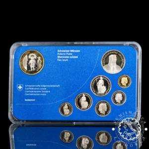 2013 - Cartera Oficial Francos - Mint Set PROOF - SUIZA (Silvesterchlausen)