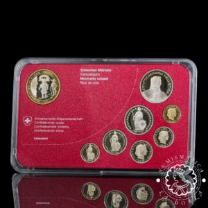 2013 - Cartera Oficial Francos - Mint Set BU - SUIZA (Silvesterchlausen)