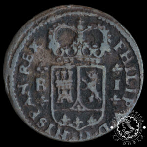 1718 - 1 MARAVEDÍ - Felipe V - Barcelona - MBC-