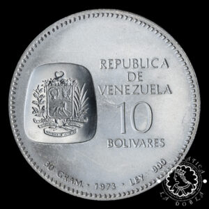 1973 - 10 BOLÍVARES - VENEZUELA - Simón Bolívar - EBC