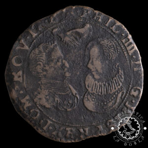 SF (1649) - JETÓN - Felipe IV - Casamiento de Felipe IV y Archiduquesa Maria Anna - MBC