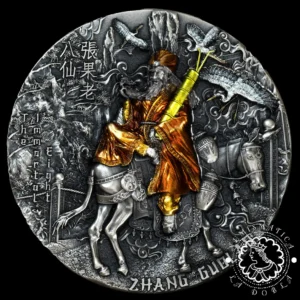 2022 - Estuche 5 DOLLARS HR - The Inmortal Eights - Zhang Guolao - NIUE