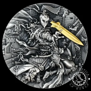 2020 - Estuche 5 DOLLARS HR - Great Chinese Emperors - Qin Shi Huang - NIUE