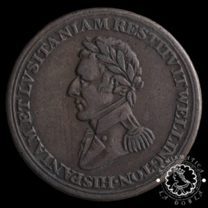 1812 - TOKEN 1/2 Penny - Duque de Wellington - CANADÁ - MBC+