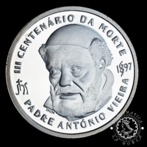1997 - Estuche 500 ESCUDOS Plata PROOF - Padre Antonio Vieira - PORTUGAL