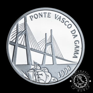 1998 - Estuche 500 ESCUDOS Plata PROOF - Ponte Vasco de Gama - PORTUGAL