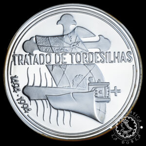 1994 - Estuche 1000 ESCUDOS Plata PROOF - Tratado de Tordesillas - PORTUGAL