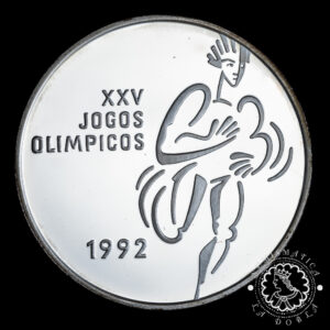 1992 - Estuche 200 ESCUDOS Plata PROOF - Juegos Olímpicos Barcelona - PORTUGAL