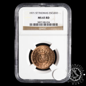 1971 - ESCUDO - SANTO TOMÉ y PRÍNCIPE - Lisboa - NGC MS65 RD