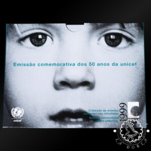 1999 - Cartera Oficial Escudo - Mint Set BU - PORTUGAL (UNICEF)