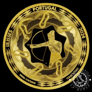 2024 - Estuche 5 EURO ORO PROOF - ULISSES - Heróis e Criaturas da Mitologia - PORTUGAL