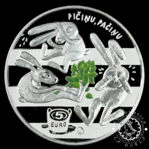 2024 - Estuche 5 EURO PROOF - Childhood Joy - LETONIA