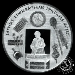 2024 - Estuche 5 EURO PROOF - Across the Times - LETONIA