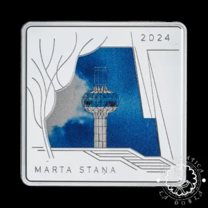 2024 - 5 EURO de Plata PROOF - Marta Stana - LETONIA