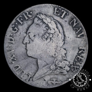 1773 - ECU - Luis XV - FRANCIA - Lyon - BC+