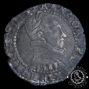 1581 - 1/2 FRANCO - Henri III - FRANCIA - Bayona - MBC