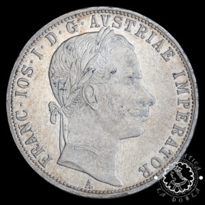 1860 - FLORÍN - Franz Joseph I - AUSTRIA - Viena - SC