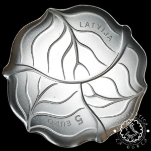 2024 - 5 EURO PROOF - Cabbage - LETONIA