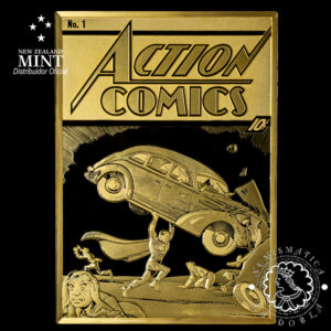 2025 - 5 Oz Plata PROOF - 90th Anniversary Golden Age Action Comics #1 - Niue
